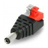 DC 5.5 x 2.1mm plug with quick coupler and buttons - zdjęcie 4