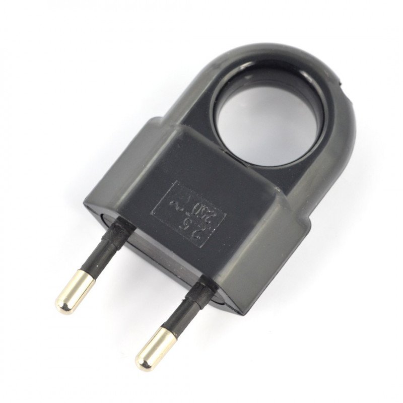 Plug WTP2C-2 - black