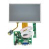 7'' 1024x600 touch screen - HDMI/VGA/NTSC/PAL - zdjęcie 2