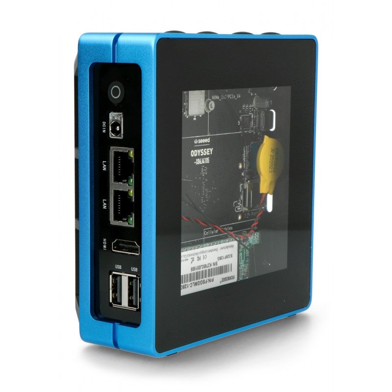 Odyssey Blue J4105 - Intel Celeron J4105+ATSAMD21 8GB RAM + 128GB SSD WiFi+Bluetooth + enclosure - Seeedstudio 110991412