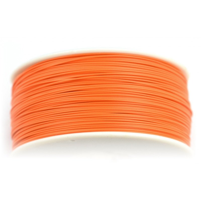 Insulated PVC Coated 30AWG Wire Wrapping Wires Reel 820Ft - orange