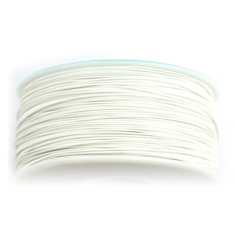 Insulated PVC Coated 30AWG Wire Wrapping Wires Reel 820Ft - white*