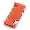 Raspberry Pi Zero Case - Fluo Open - red - zdjęcie 1