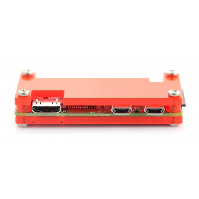 Raspberry Pi Zero Case - Fluo Open - red