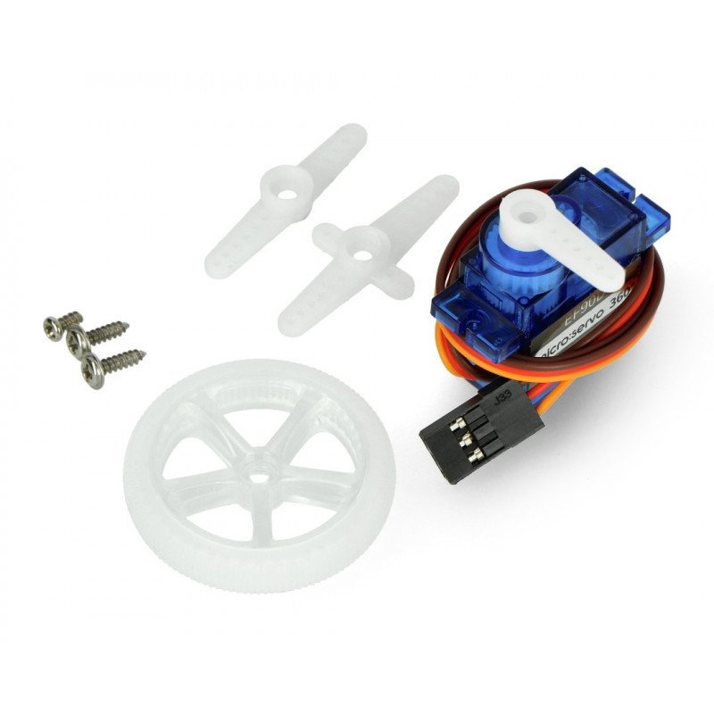 360 Digital Servo(EF90D) with wheel and tire