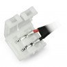 Connector for LED strips and tapes 10mm 2 pin - DC 5,5/2,1mm - zdjęcie 3