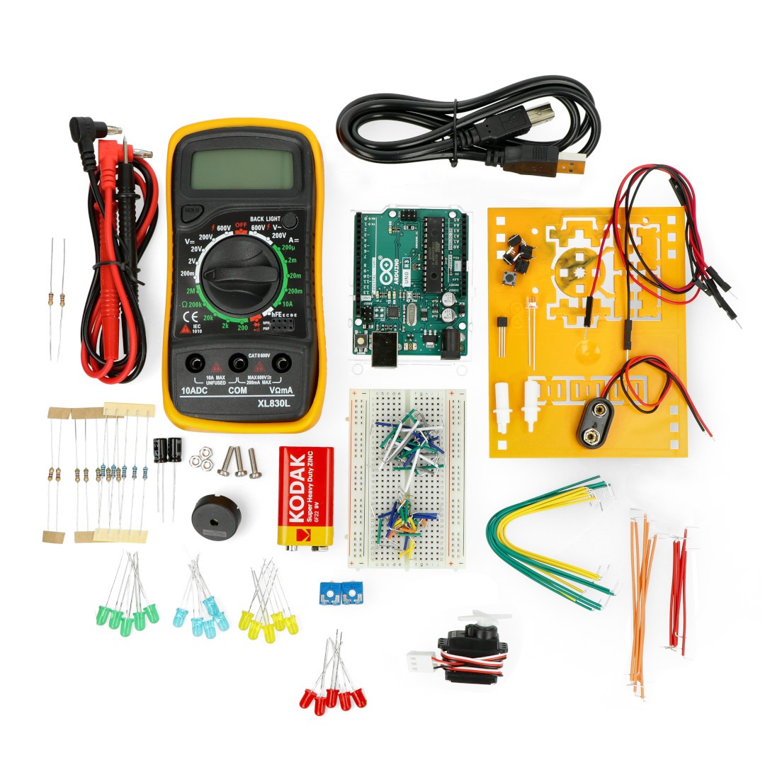 Arduino Student Kit EN - set for learn electronics and programming