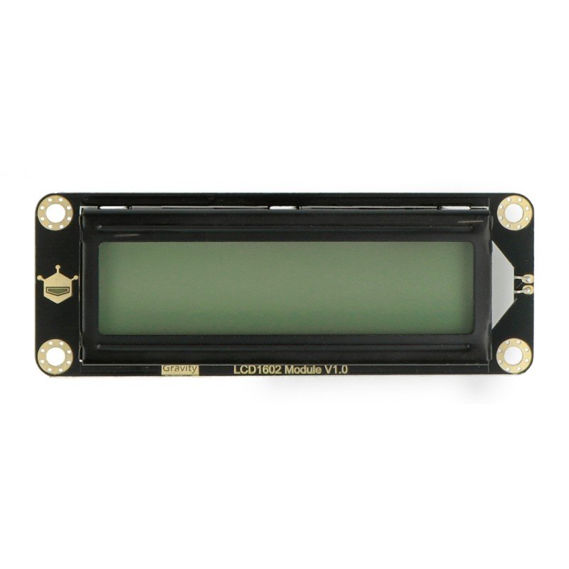 DFRobot Gravity - 2x16 I2C LCD display - green