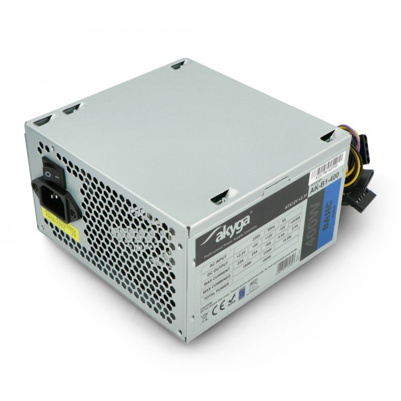 ATX Akyga Basic B1-400 400 W ATX computer power supply unit