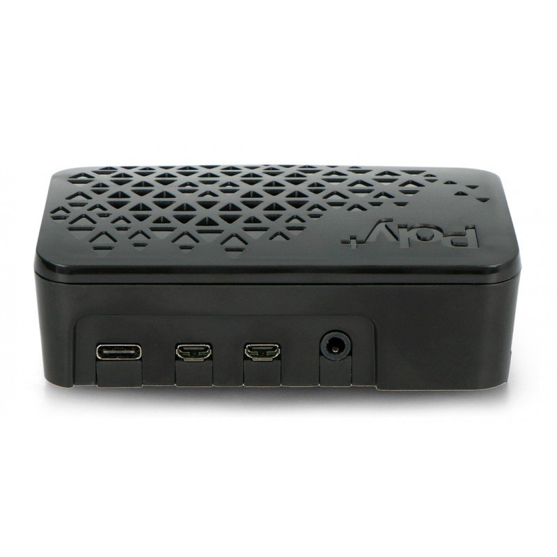 Raspberry Pi 4 case - Argon Poly+ Vented - black