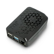 Case for Raspberry Pi 4B - Argon Poly + Vented with Mini Fan -