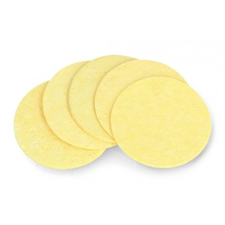Blade cleaning sponge - round - 5 pieces. Blade cleaning sponge - round - 5 pieces.