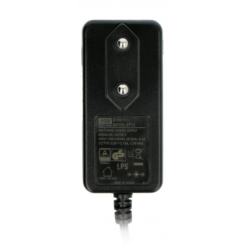 Switching-mode power supply 3,3V / 2A - DC 5,5 / 2,1mm connector