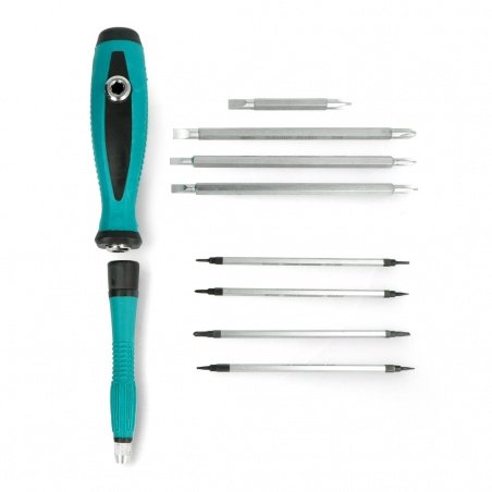 Precision screwdriver set - 10 pieces - v.2 Precision screwdriver set - 10 pieces - v.2