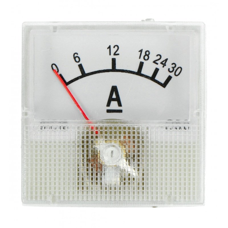 Panel analog ammeter 91C16 mini - 30A