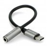 Adapter USB C - mini jack 3,5 mm stereo Basic - zdjęcie 2