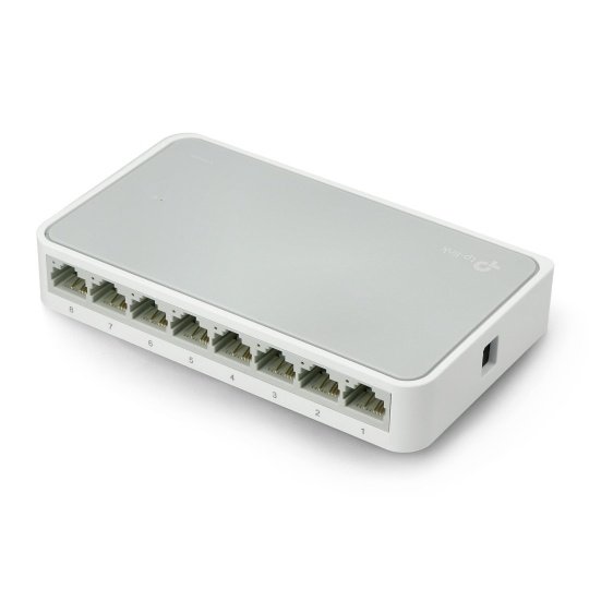 TP-LINK 8 Port Fast Ethernet 10/100Mbps Network Switch Desktop RJ45 -  TL-SF1008D