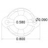 Pololu Ball Caster 1/2" plastikowy Pololu Ball Caster 1/2" plastikowy - zdjęcie 3
