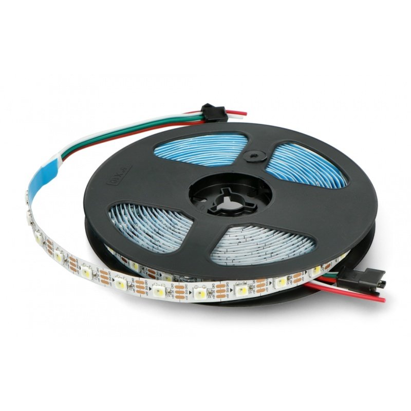 RGB LED strip SK6812 - digital, addressable - IP30 60 LED/m, 5V