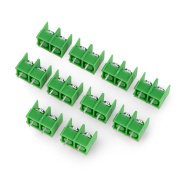 Barrier strip for PCBs, 2-pin, 8.5mm pitch