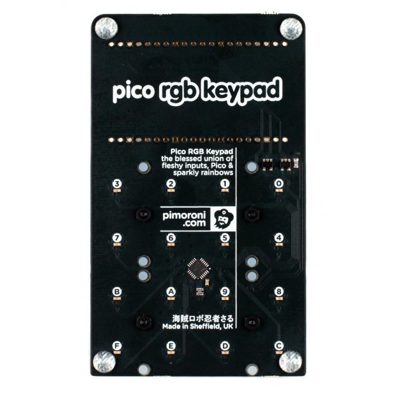 Pico RGB Keypad - backlit keyboard for Raspberry Pi Pico -