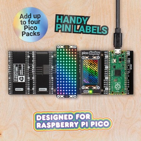 Pico Decker - quad IO expander for Raspberry Pi Pico Pico Decker - quad IO expander for Raspberry Pi Pico