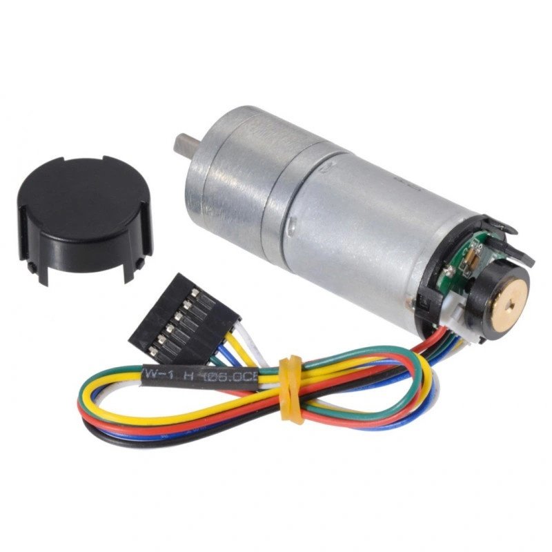 DC Motor 25Dx48L HP with 4.4:1 Gear 6V 2200RPM + encoder CPR 48