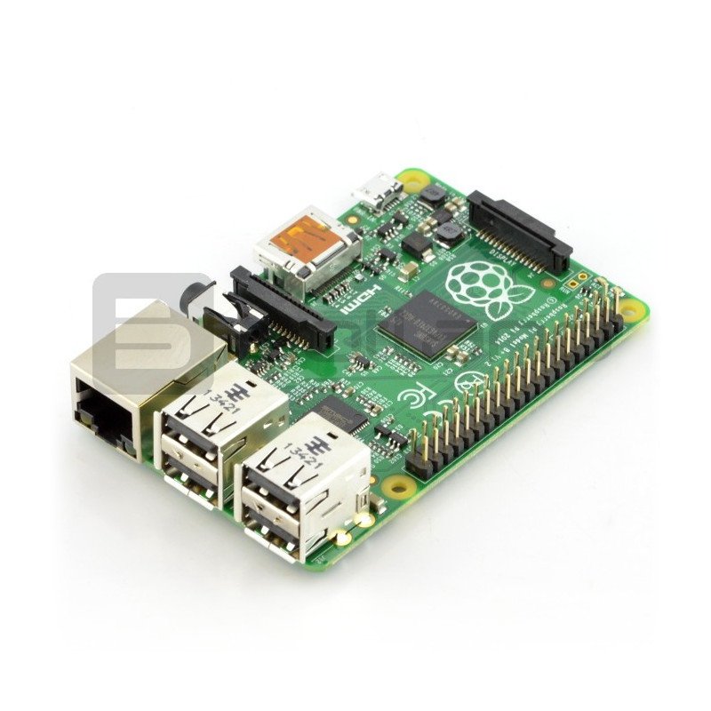 Raspberry Pi Model B + 512MB RAM with memory card + system