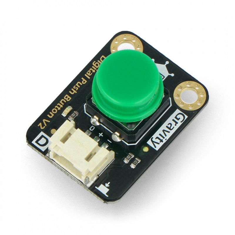 DFRobot Gravity - digital button Tact Switch - green