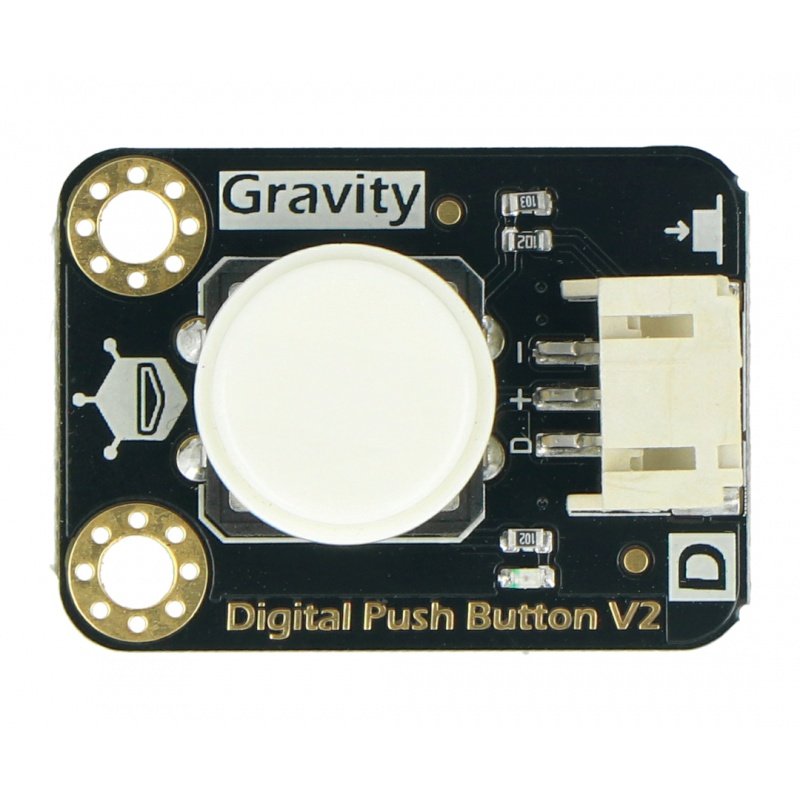 DFRobot Gravity - digital button Tact Switch - white