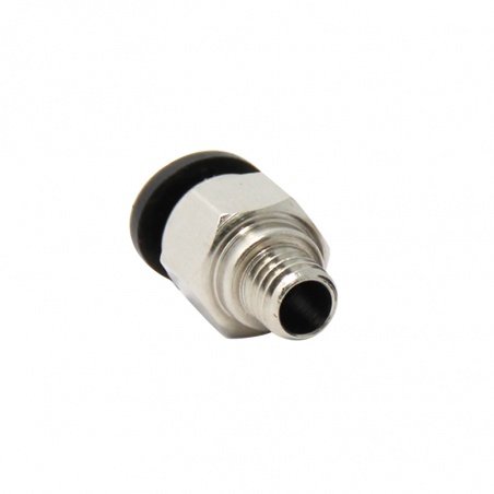 Quick connector with thread M6 for 4mm PTFE tube pipe Quick connector with thread M6 for 4mm PTFE tube pipe