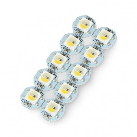NeoPixel RGBW Mini Button PCB - SK6812 - addressable LEDs -