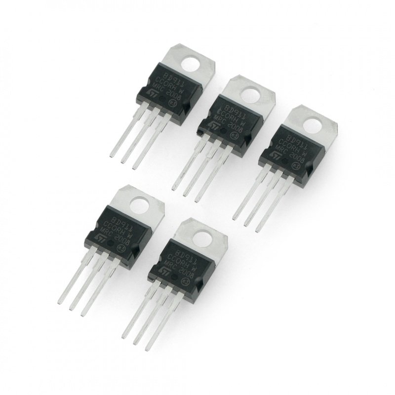 Bipolar NPN transistor BD911 100V/15A - 5 pcs.