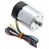 Metal Gearmotor 24V 37D without gearbox 1000 RPM with 64 CPR - zdjęcie 1