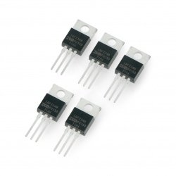 Transistor N-MOSFET IRFZ34N - THT - 5pcs.