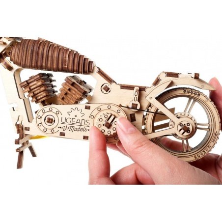 Motorcycle VM-02 - mechanical model for folding - veneer - 189 Motorcycle VM-02 - mechanical model for folding - veneer - 189
