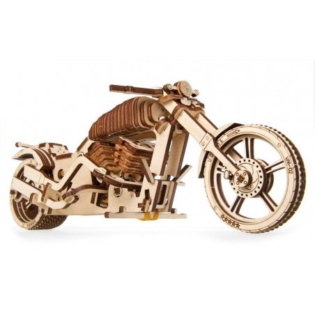 Motorcycle VM-02 - mechanical model for folding - veneer - 189