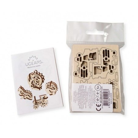 U-Fidety - gears 4pcs. - mechanical model for folding - veneer U-Fidety - gears 4pcs. - mechanical model for folding - veneer