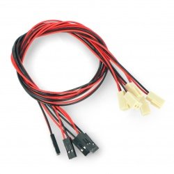 Cable with 2x2 pin plug,...