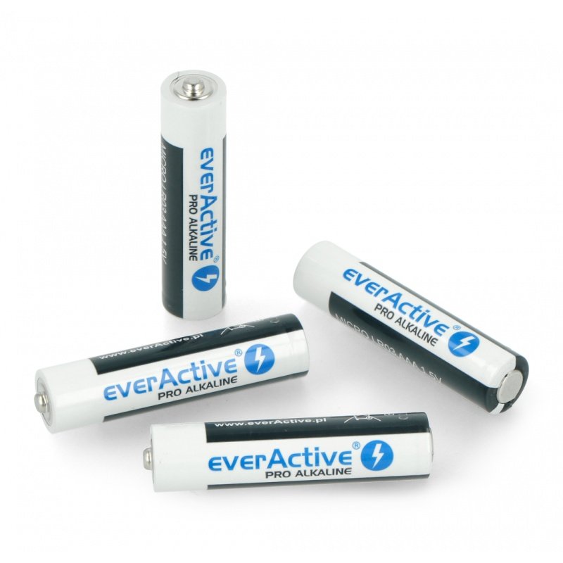 Battery AAA (R3 LR03) alkaline everActive Pro - 4pcs.