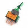 ON-OFF Switch ASW-14D with LED, 12V/20A - green - zdjęcie 1