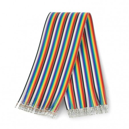 Connection cables Female-female without terminals 30cm - 40pcs Connection cables Female-female without terminals 30cm - 40pcs
