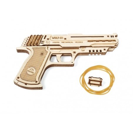 Wolf-01 pistol - mechanical model for assembly - veneer - 62 Wolf-01 pistol - mechanical model for assembly - veneer - 62