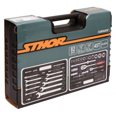 Sthor 58689 tool kit - 82 parts Sthor 58689 tool kit - 82 parts
