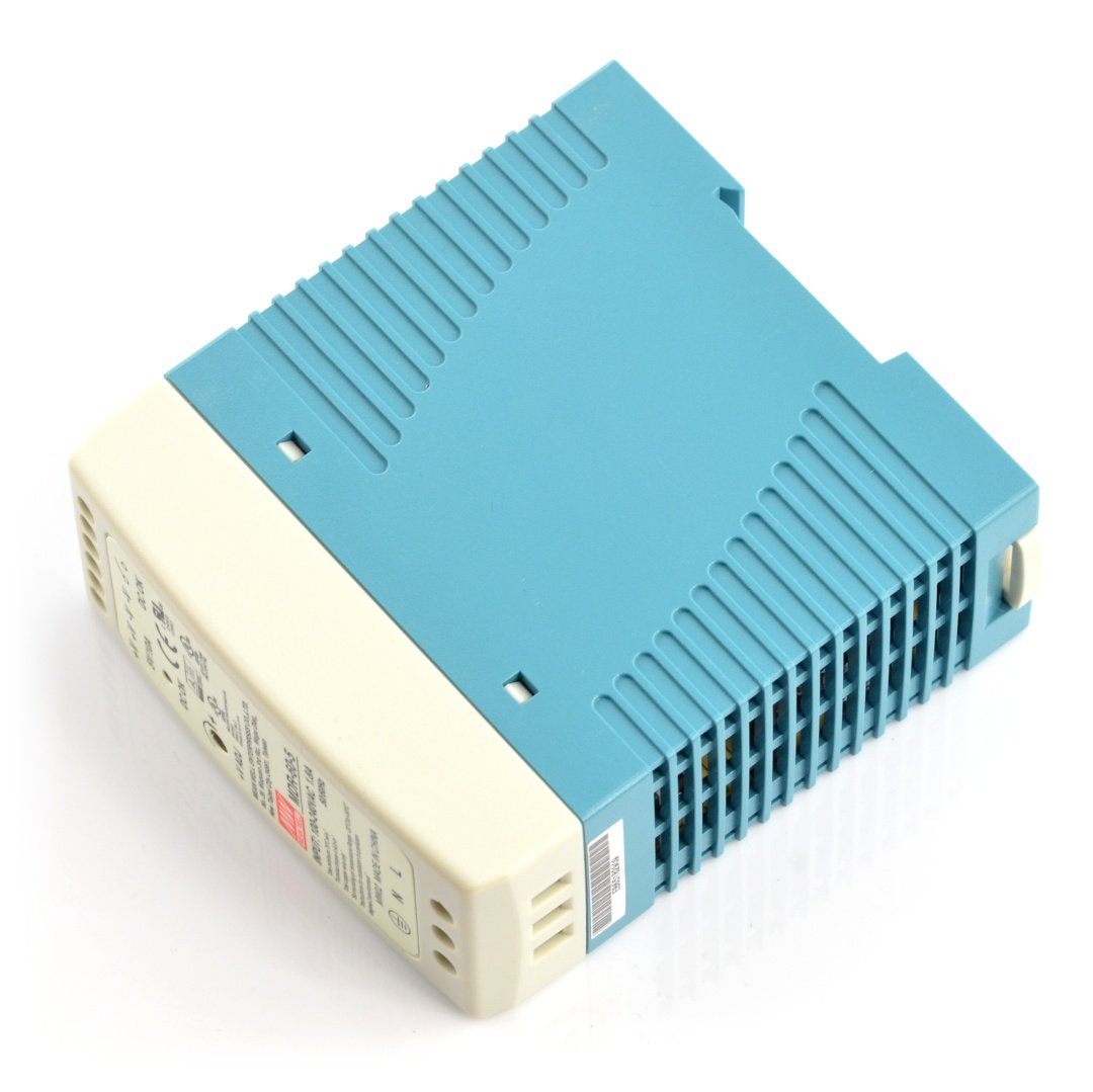 Power supply Mean Well MDR-60-5 for DIN rail - 5V / 10A / 50W