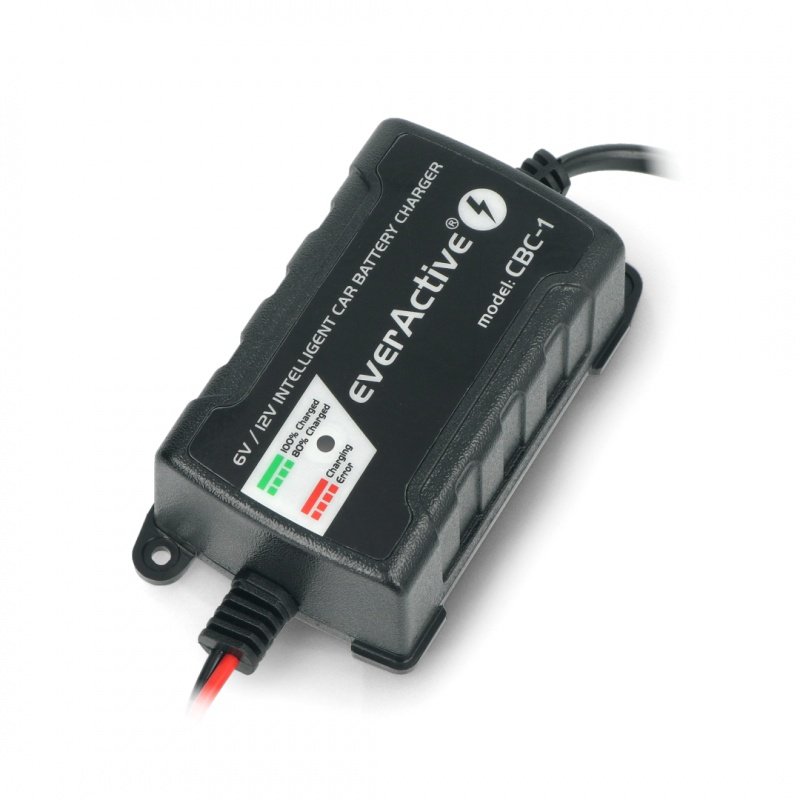Battery charger, automatic car charger for 6V / 12V everActive