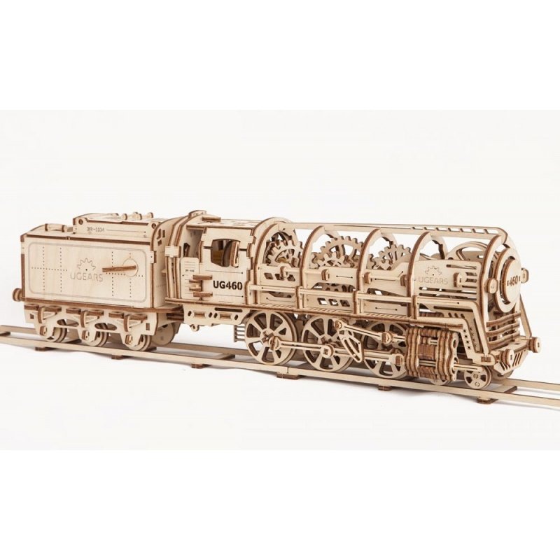 Locomotive UG 460 - mechanical model for assembly - veneer -