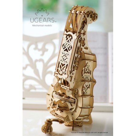 Hurdy-Gurdy / hurdy-gurdy - mechanical assembly model - veneer Hurdy-Gurdy / hurdy-gurdy - mechanical assembly model - veneer