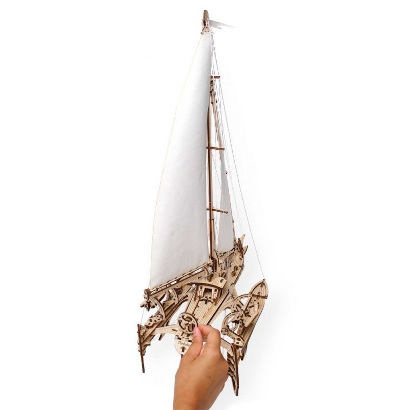 Trimaran Merihobus - yacht - mechanical model for assembly -
