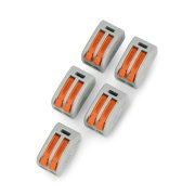 Electric cube 2pin 32A/400V - orange - 5pcs.